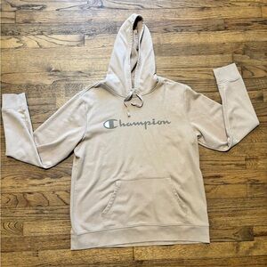 Champion Beige Athletic Hoodie